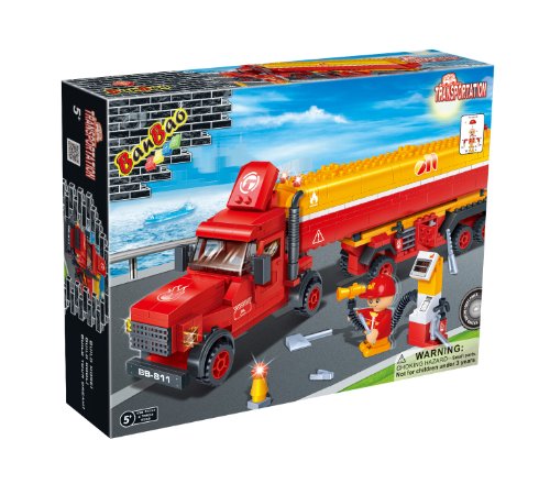 BanBao Oil Tanker Toy Building Set, 438-Piece