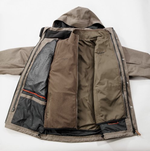 Vaude Lhasa Mens Jacket - XL, Coffee