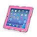 iPad Cases,iPad 2 Case,iPad 3 Case,iPad 4 Case,TRAVELLOR[Heavy Duty]Three Layer Armor Defender And Full Body Protective Case Cover With Kickstand And Screen Protector for iPad 2/3/4-PinkCamo/Pink