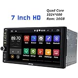 JOYING Quad Core Double 2 Din 1024*600 Resolution HD Capacitive Muti Touch Screen for Universal Android 4.4.4 Car Stereo Radio Audio Head Unit Automotive in Dash GPS Navigation Am/fm Radio Autoaudio Support/sd/usb/bluetooth/3g/wifi/ELM 327 obd2/1080p/dvr/steering-wheel/air Play/mirror Link