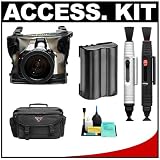 DiCAPac WP-S10 Waterproof Case + BLM-1 Reachargeable Battery + Precision Design Accessory Kit for Olympus Digital E-3, E-1, EVOLT E-300, E-330, E-500, E-510 & E-520 DSLR Cameras