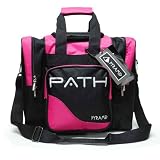 Pyramid Path Single Deluxe Tote Black/Hot Pink
