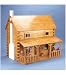 ''Creekside Cabin'' Dollhouse Kit