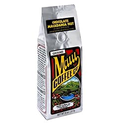 Maui Coffee Company 20% Maui Blend Chocolate Macadamia Nut Coffee (Ground),  7-Oz (Pack of 3)