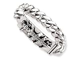 Stainless Steel Ed Hardy True Love Dagger ID Link Bracelet