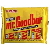 Mr. Goodbar Candy Bar, 10.5-Ounce Packages (Pack of 6)