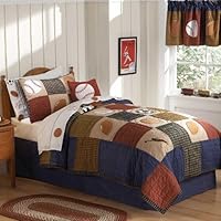 PEM America QS6090TW-2300 Classic Sports Twin Quilt with Pillow Sham
