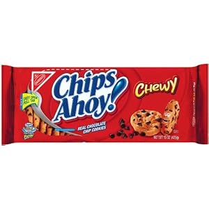 Chips Ahoy Chewy Chocolate Chip Cookies, 15 oz (Pack 6)