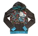 HD49 Hello Kitty Eco-Scribbles Juniors Hoodie