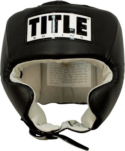 TITLE Boxing Competition Headgear, Black, Large On Sale