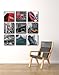 nexxt Shutter City Canvas Prints, NY Brooklyn Bridge, 12 by 12-Inch