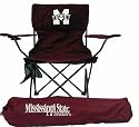New Outdoor Folding Travel Chair Mississippi State University Bulldogs Officially Licensed