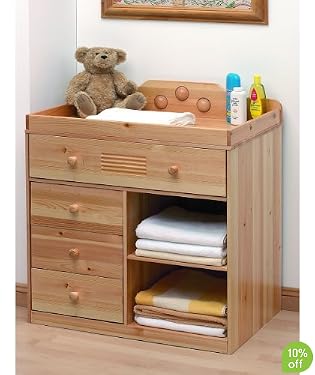 Tutti Bambini Rozana Chest Changer - Natural