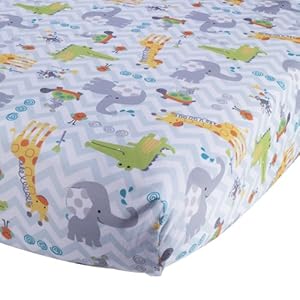 Lambs and Ivy Crib Fitted Sheet