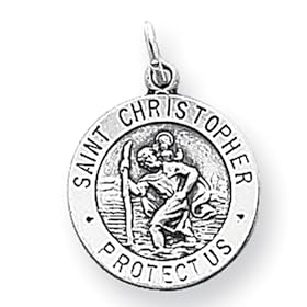 Sterling Silver St. Christopher Medal