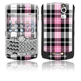Pink Plaid Design Protective Skin Decal Sticker for Blackberry Curve 8300/ 8310/ 8320 Cell Phones