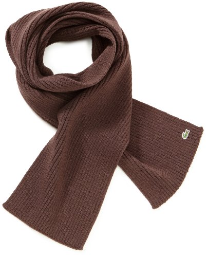 Lacoste Unisex - Erwachsene Schals & T&uuml;cher RE9809-00, Gr. one size, Braun (BROWNIE 04B) Preisvergleich