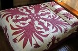 Bird of Paradise Comforter, Coral