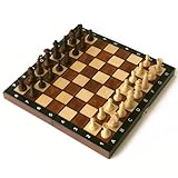 【ポーランド製】木製チェスセット COMPACT 26cm