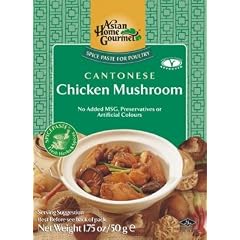 Asian Home Gourmet W�rzpaste f�r Kantonesisches Huhngericht mit Pilzen 50g