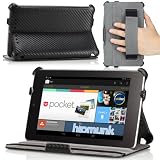MoKo Slim-fit Cover Case for Google Nexus 7 Android Tablet by Asus, Carbon Fiber Black