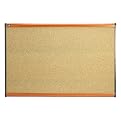 Quartet Prestige Colored Cork Bulletin Boards, 3 x 2 Feet, Light Cherry Finish Frame (B243LC)