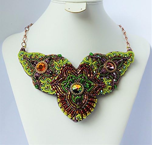 Colorful Statement Necklace with crystals