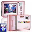 SVP NEW 9MP Pink Digital Camera+ Video Recorder+8X Zoom~ UltraSlim (4GB Included)
