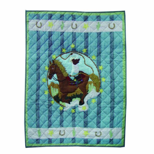 Patch Magic 36-Inch by 46-Inch Lil Yeeehaw Quilt Crib