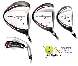 Affinity/Orlimar Golf Men's HT Edition Golf Club Set; with Hybrid Irons Right Hand: Cadet, Regular or Tall Length; Fast Shipping!, GRAPHITE SHAFT WOODS; 3&4 HYBRIDS; U-CUT 5 IRON through PITCHING WEDGE