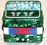 Kids Toy Accordion for Children ages 3 and up - Green