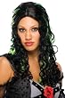 Cryptic Black & Green Wig - Black/Green
