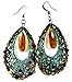 DaVinci Art Deco Antique Blue Teardrop and Amber title=