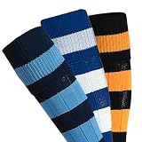 Prostar Orion Pro Hooped Socks (Black/Red Junior)