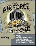 7.62 DESIGN SOLD BY THE SUPPLY SERGEANT - T251 US Air Force 'Unleashed' 7.62 T-Shirt
