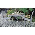 3-pc. Aluminum Bistro Set - Gray
