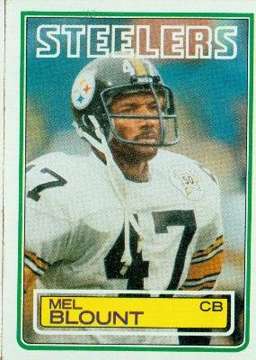 1983 Topps #357 Mel Blount DP - Pittsburgh Steelers (Football Cards)