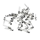 【ノーブランド品】超高輝度LED　発光ダイオード　赤+青+緑（クイック点滅）　直径(φ)5mm　20mA　約50個