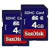 SanDisk 4GB SDHC Secure Digital Memory Double Pack by e4deal