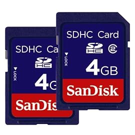 SanDisk 4GB SDHC Secure Digital Memory Double Pack by e4deal