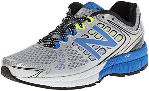 New Balance Men's M1260 NBX Running Shoe,Silver/Blue,12 2E US