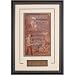 Knute Rockne Framed Speech Collage w/ Authentic Notre Dame Stadium Bench Slice