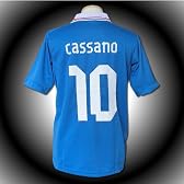 サッカーユニフォーム 【2013モデル】 ◆イタリア代表 ホーム ◆アントニオ・カッサーノ　背番号10 ◆レプリカサッカーユニフォーム ◆大人用 M