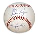 Roger Clemens and Nolan Ryan Autographed/Hand Signed MLB Baseball