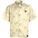 NFL Reyn Spooner Houston Texans Natural Scenic Button-Up Shirt (Medium)
