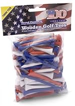 Links Wooden Golf Tees 100 Pack
