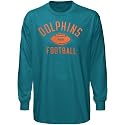 Reebok Miami Dolphins Aqua Work Out Long Sleeve T-shirt
