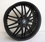 22 /inch Wheels/Rims BMW 7 SERIES 745 750 760 (Staggered 22x9.5/10.5) 2010 to 2013 set (4 wheels) black
