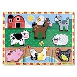 Melissa & Doug Farm Wooden Chunky Puzzle