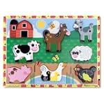 Melissa & Doug Farm Wooden Chunky Puzzle